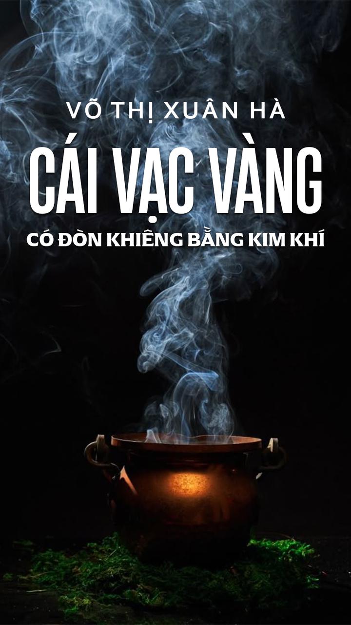 Cái Vạc Vàng Có Đòn Khiêng Bằng Kim Khí